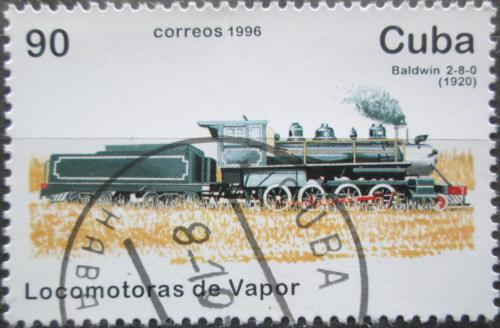 Potovn znmka Kuba 1996 Parn lokomotiva Mi# 3950
