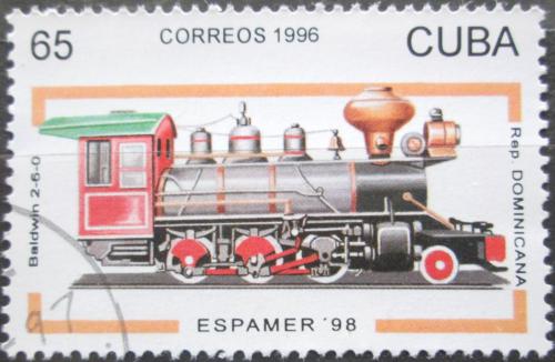 Potovn znmka Kuba 1996 Parn lokomotiva Mi# 3979