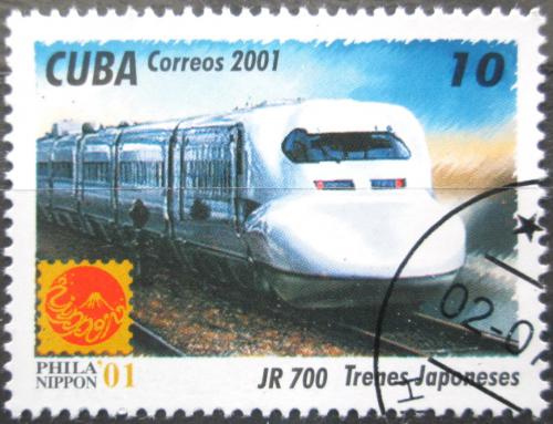 Potovn znmka Kuba 2001 Modern lokomotiva Mi# 4360