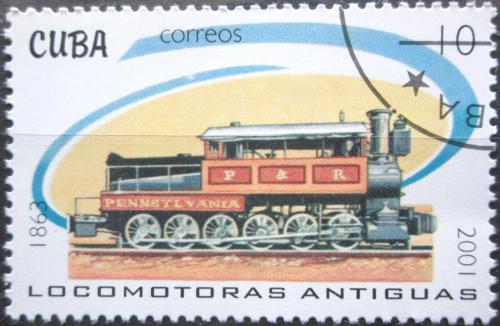 Potovn znmka Kuba 2001 Parn lokomotiva Mi# 4338