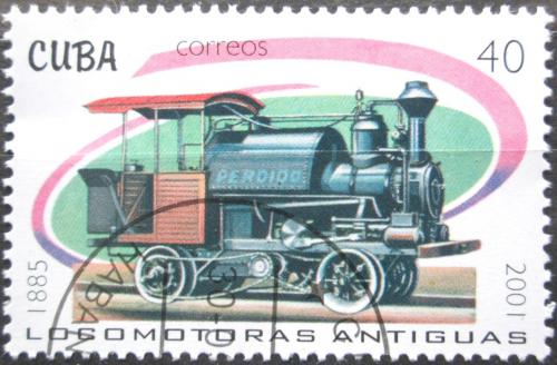 Potovn znmka Kuba 2001 Parn lokomotiva Mi# 4340