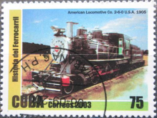 Potovn znmka Kuba 2003 Parn lokomotiva Mi# 4536
