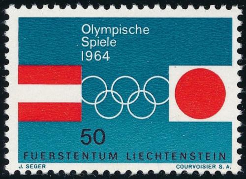 Poštovní známka Lichtenštejnsko 1964 ZOH Innsbruck Mi# 437