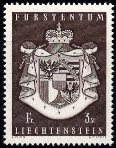 Poštovní známka Lichtenštejnsko 1969 Státní znak  Mi# 506 Kat 4.50€