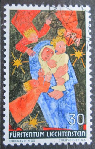 Poštovní známka Lichtenštejnsko 1972 Vánoce Mi# 578