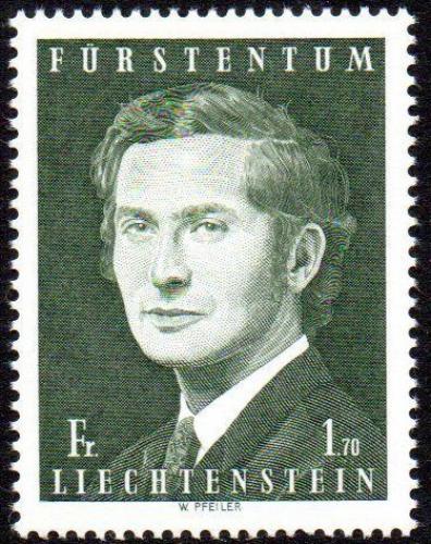 Poštovní známka Lichtenštejnsko 1974 Korunní princ Hans-Adam Mi# 615