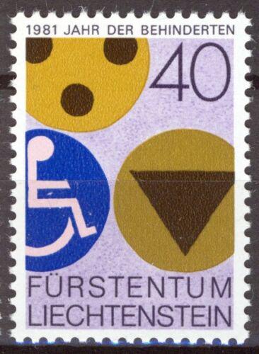Poštovní známka Lichtenštejnsko 1981 Mezinárodní rok postižených Mi# 774