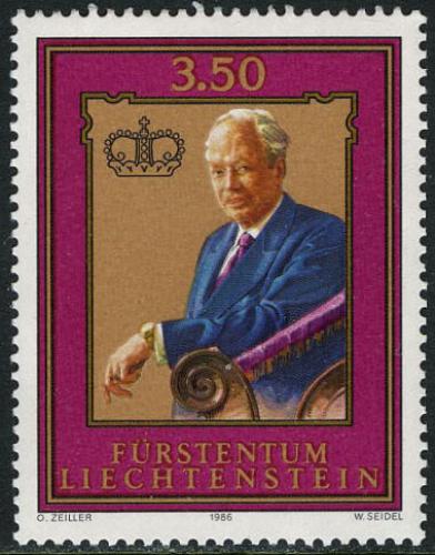 Poštovní známka Lichtenštejnsko 1986 Kníže František Josef II. Mi# 903 Kat 5.50€