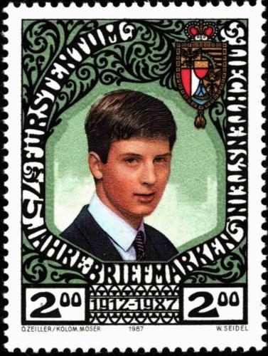 Poštovní známka Lichtenštejnsko 1987 Princ Alois Mi# 921 Kat 3.20€