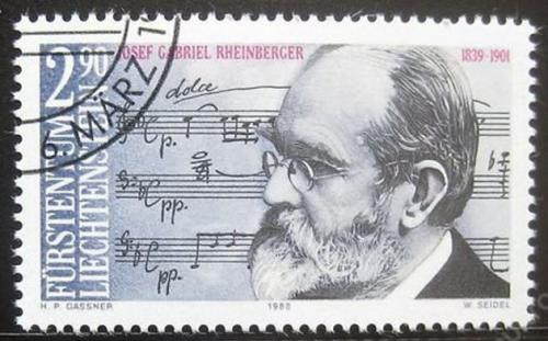 Poštovní známka Lichtenštejnsko 1989 J.G.Rheinberger Mi# 963