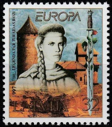 Poštovní známka Lotyšsko 1997 Evropa CEPT Mi# 453