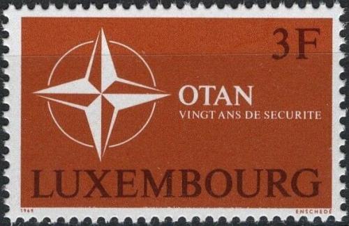 Potovn znmka Lucembursko 1969 NATO, 20. vro Mi# 794 - zvtit obrzek
