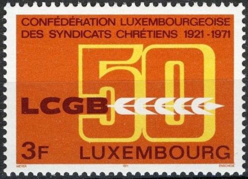 Potovn znmka Lucembursko 1971 LCGB, 50. vro Mi# 827