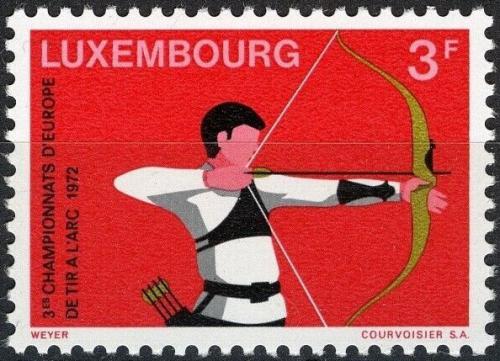 Potovn znmka Lucembursko 1972 Lukostelba Mi# 848