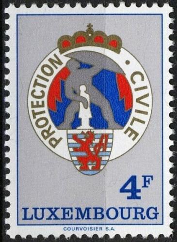 Potovn znmka Lucembursko 1975 Civiln obrana, 15. vro Mi# 910
