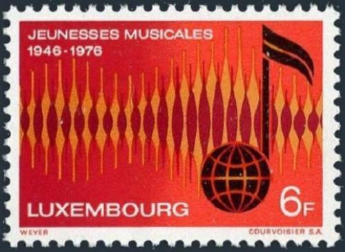 Potovn znmka Lucembursko 1976 Hudebn mlde, 30. vro Mi# 932 - zvtit obrzek