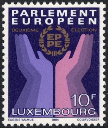 Potovn znmka Lucembursko 1984 Druh volby do Evropskho parlamentu Mi# 1097 - zvtit obrzek