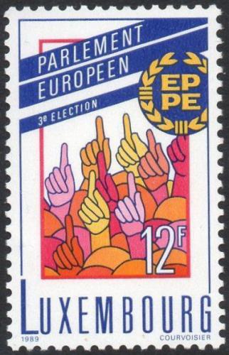 Poštovní známka Lucembursko 1989 Tøetí volby do Evropského parlamentu Mi# 1223
