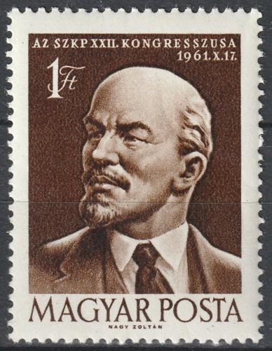 Poštovní známka Maïarsko 1961 V. I. Lenin Mi# 1797