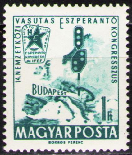 Poštovní známka Maïarsko 1962 Kongres esperanta Mi# 1819