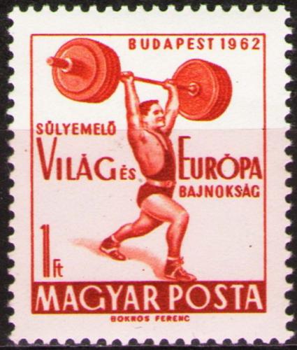 Poštovní známka Maïarsko 1962 Vzpírání Mi# 1865