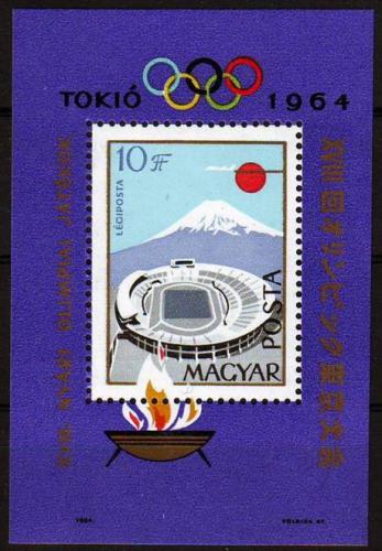 Poštovní známka Maïarsko 1964 LOH Tokio Mi# Block 43