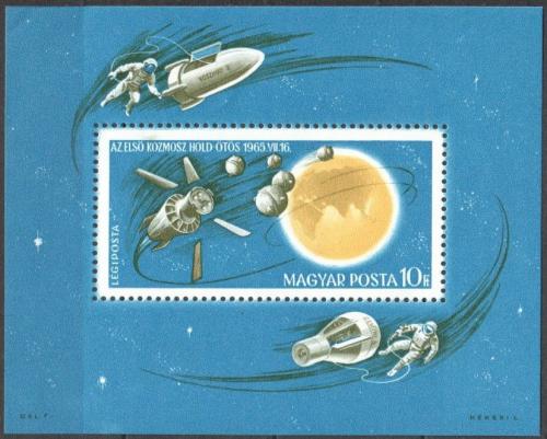 Poštovní známka Maïarsko 1965 Prùzkum vesmíru Mi# Block 52