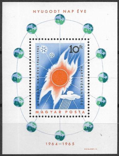 Poštovní známka Maïarsko 1965 Rok Slunce Mi# Block 46