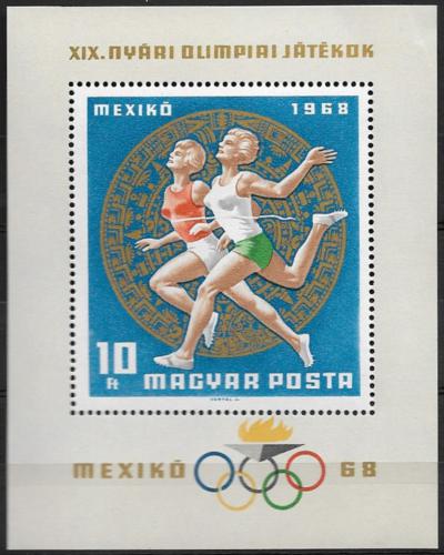 Poštovní známka Maïarsko 1968 LOH Mexiko Mi# Block 65