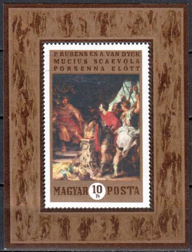Poštovní známka Maïarsko 1970 Umìní Mi# Block 74