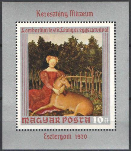 Poštovní známka Maïarsko 1970 Umìní Mi# Block 78