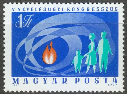 Poštovní známka Maïarsko 1970 Výchova v rodinì Mi# 2624