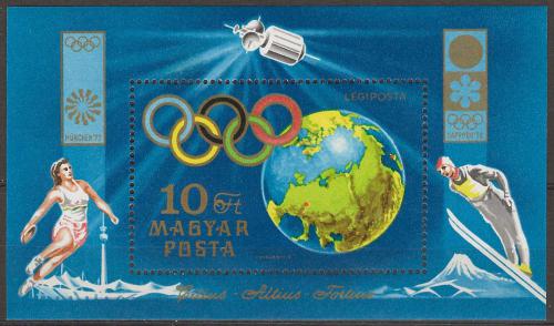 Poštovní známka Maïarsko 1972 Olympijské hry Mi# Block 89