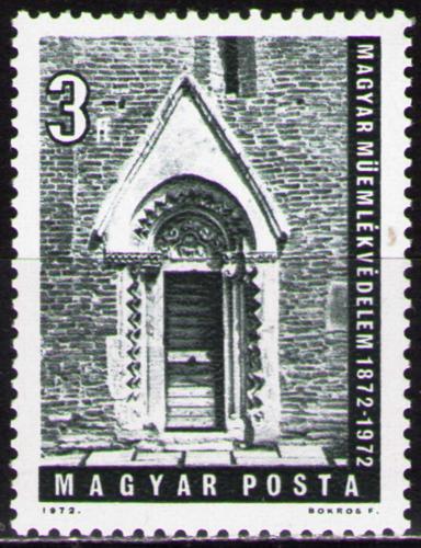 Poštovní známka Maïarsko 1972 Portál kostela Mi# 2741