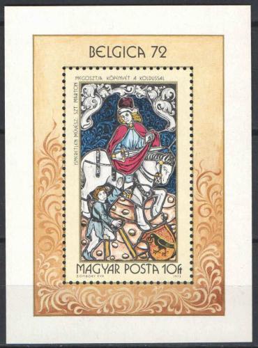 Poštovní známka Maïarsko 1972 Výstava BELGICA Mi# Block 90