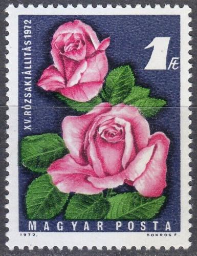 Poštovní známka Maïarsko 1972 Výstava rùží Mi# 2768