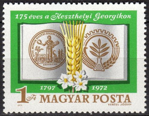 Poštovní známka Maïarsko 1972 Zemìdìlská akademie Mi# 2794