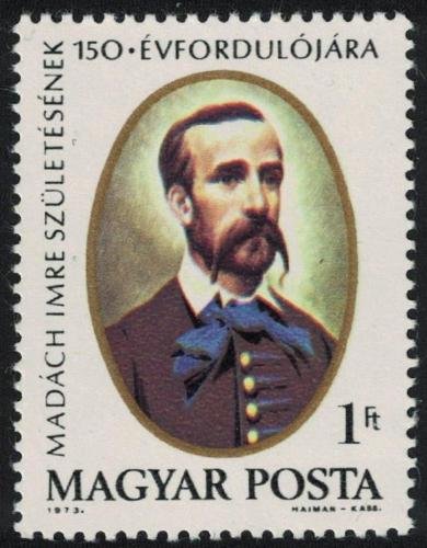 Poštovní známka Maïarsko 1973 Imre Madách, básník Mi# 2833