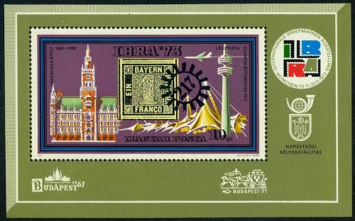 Poštovní známka Maïarsko 1973 Výstava IBRA Mi# Block 97