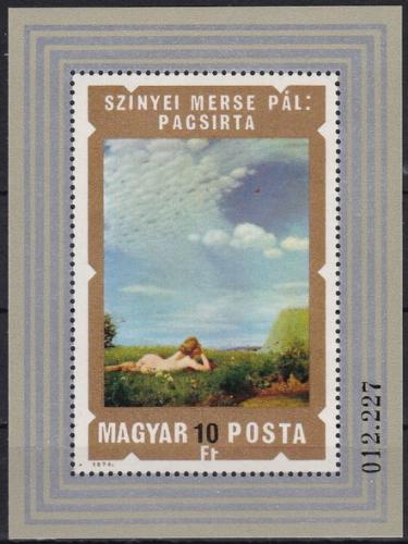 Poštovní známka Maïarsko 1974 Akty, umìní Mi# Block 108