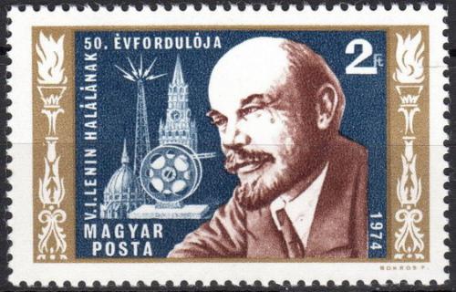 Poštovní známka Maïarsko 1974 V. I. Lenin Mi# 2927