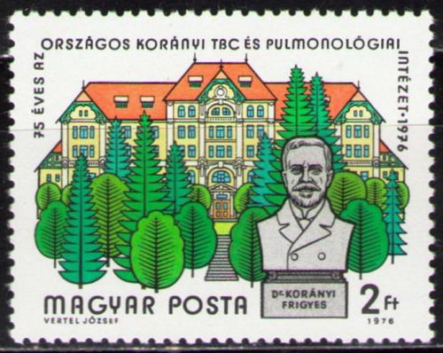 Poštovní známka Maïarsko 1976 Institut Korányi Mi# 3156