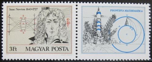 Poštovní známka Maïarsko 1977 Isaac Newton Mi# 3199 A