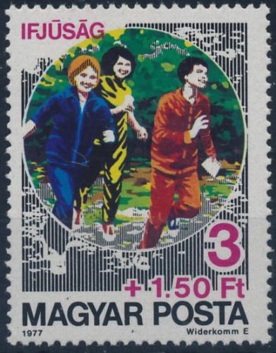 Poštovní známka Maïarsko 1977 Sportování mládeže Mi# 3200