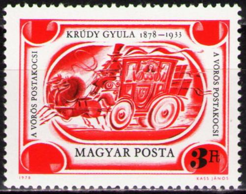 Poštovní známka Maïarsko 1978 Dostavník Mi# 3318