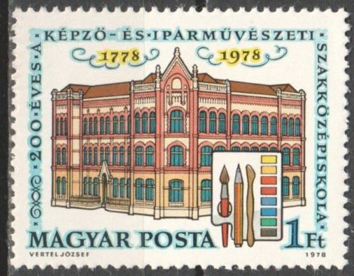 Poštovní známka Maïarsko 1978 Škola umìní Mi# 3272