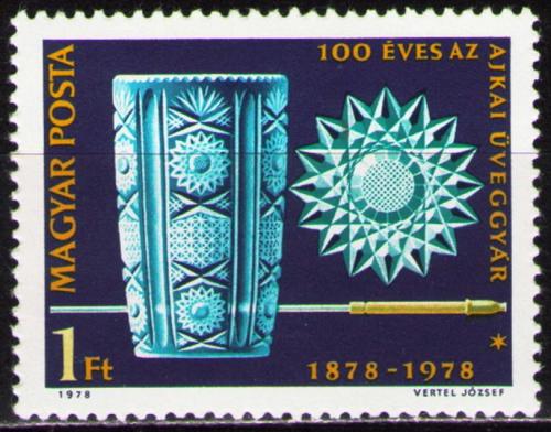 Poštovní známka Maïarsko 1978 Výroba skla Mi# 3283