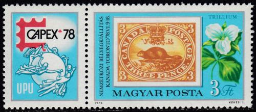 Poštovní známka Maïarsko 1978 Výstava CAPEX Mi# 3293