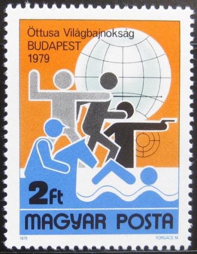 Poštovní známka Maïarsko 1979 MS v moderním pìtiboji Mi# 3370