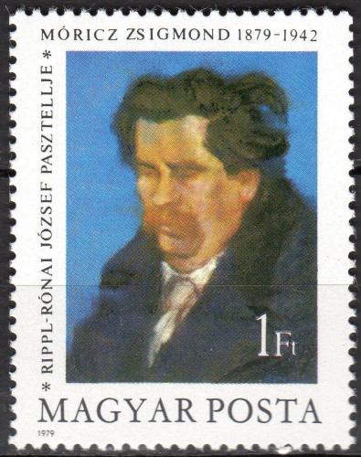 Poštovní známka Maïarsko 1979 Umìní, Ripple-Ronai Mi# 3354